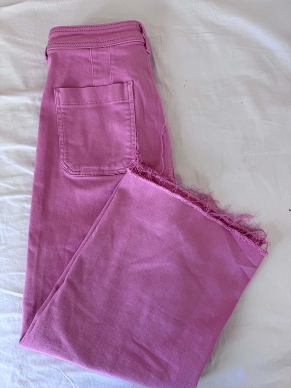 Anthropologie Maeve Collette 29 Pink Frayed Hem Jeans - Picture 2 of 4